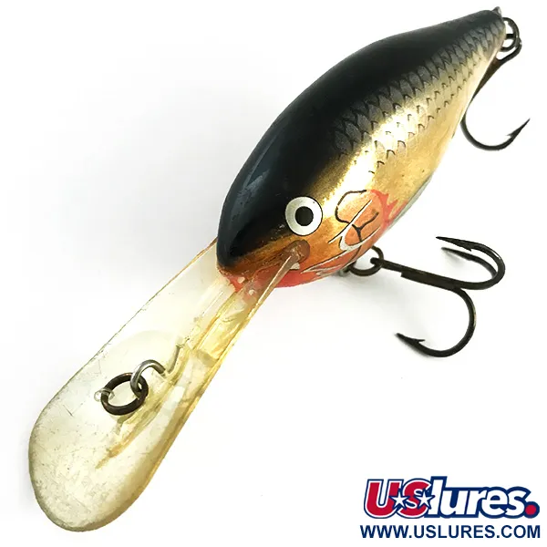 RAPALA RISTO RAP Wobbler, Gold/Schwarz, 16g, Tiefläufer, #6164