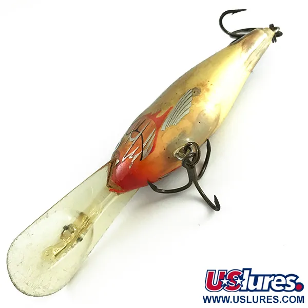 RAPALA RISTO RAP Wobbler, Gold/Schwarz, 16g, Tiefläufer, #6164