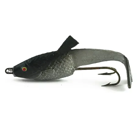 Vivif Swim Bait, Schwarz-Silber, 10g, Living Tail Design, #6165