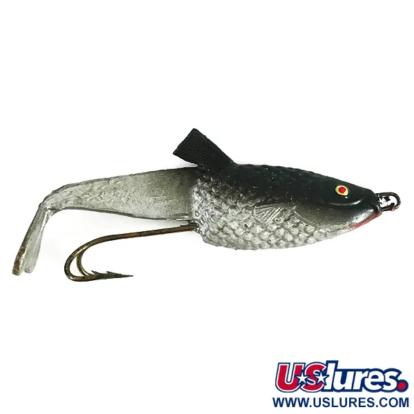 Vivif Swim Bait, Schwarz-Silber, 10g, Living Tail Design, #6165