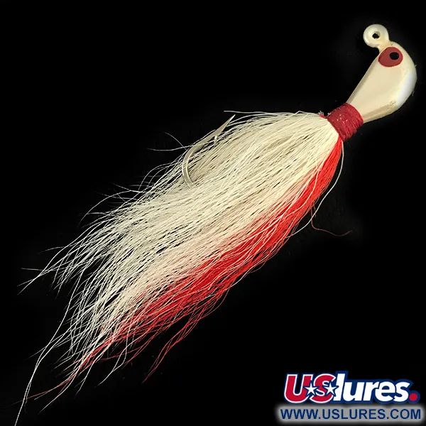 Northland Sting'r Bucktail Jig, Weiß / Rot, 14g, Bucktail, #6177
