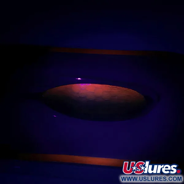 Weedless Johnson Silver Minnow Krautblinker, Grün/Orange/Nickel, #6193