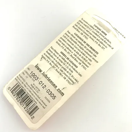 Luhr Jensen Krocodile Die #4 UV Blinker, Nickel/Rot, 14g, UV, #6195