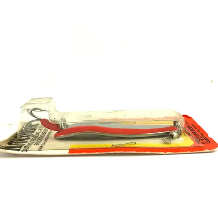 Luhr Jensen Krocodile Die #4 UV Blinker, Nickel/Rot, 14g, UV, #6195