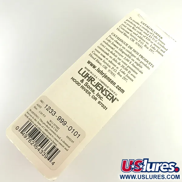 Luhr Jensen Krocodile Stubby Blinker, Nickel gehämmert, 18g, #6221