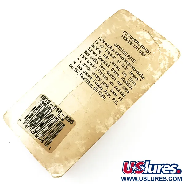 Luhr Jensen Krocodile Stubby Blinker, Trout UV Glow, 11.3g, #6231