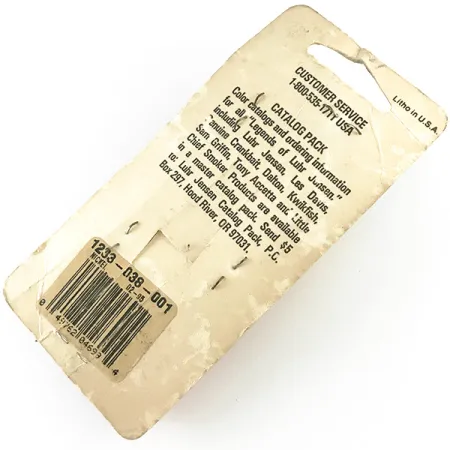 Luhr Jensen Pro Wobbler Blinker, Gold, 11g, Vintage OVP, #6232