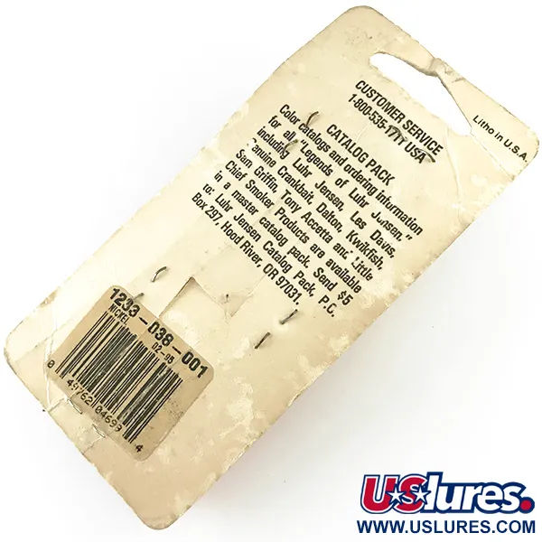 Luhr Jensen Pro Wobbler Blinker, Gold, 11g, Vintage OVP, #6232