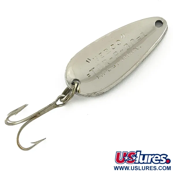 Nebco Tor-P-Do 1 Blinker, Hammerschlag-Nickel / Schwarz, 7g, #6235