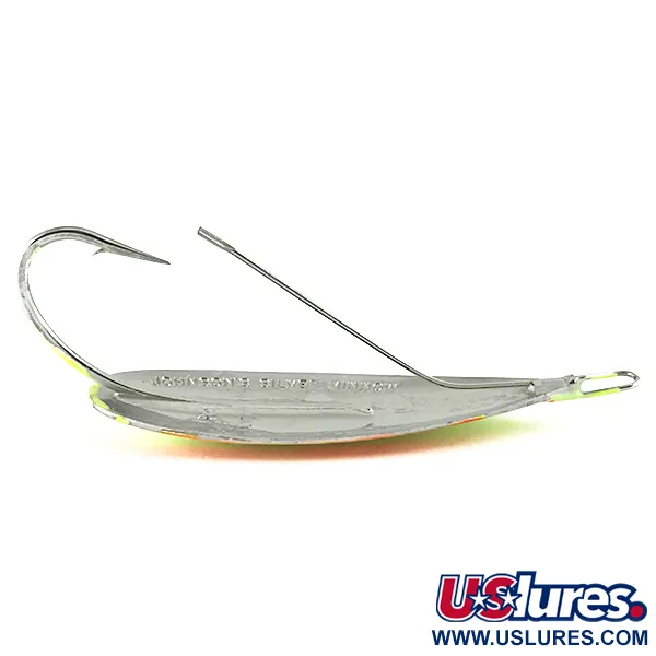 Johnson Silver Minnow UV Blinker, Orange/Grün/Gelb, 21g, UV, #6237