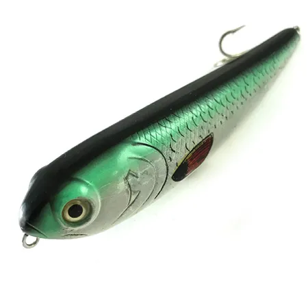 Bass Pro Shops XTS Pencil Plug Stickbait, Grau/Grün, 14g, #6240