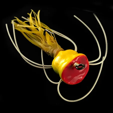 Fred Arbogast Hula Popper Popper, Frog, 1,6g, Gummifransen, #6241