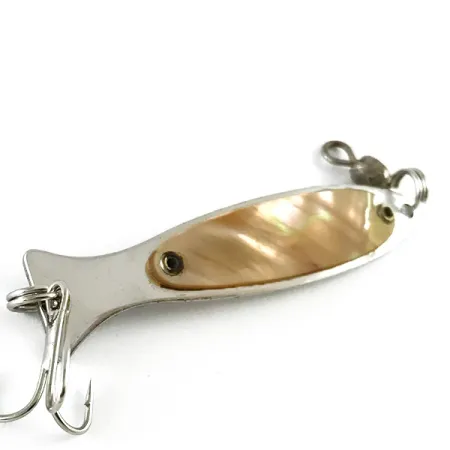 Worth Demon Abalone Spoon Blinker, Nickel / Perlmutt, 5g, #6250