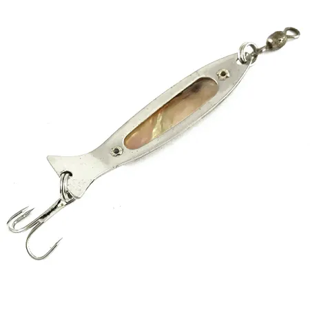 Worth Demon Abalone Spoon Blinker, Nickel / Perlmutt, 5g, #6250