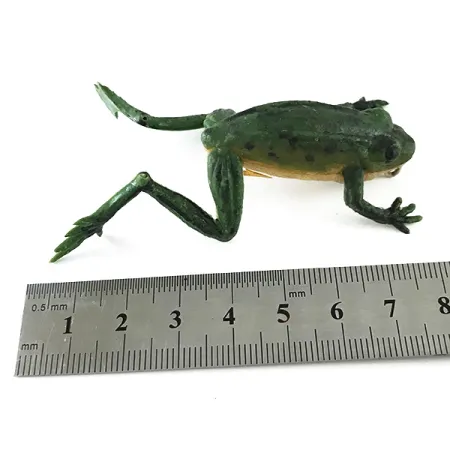 Delong Frog Gummifrosch, Grün, 5g, Einzelhaken, #6251