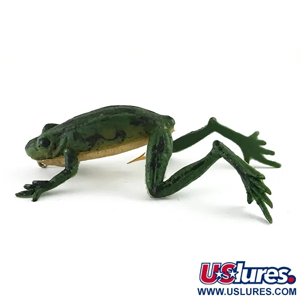 Delong Frog Gummifrosch, Grün, 5g, Einzelhaken, #6251