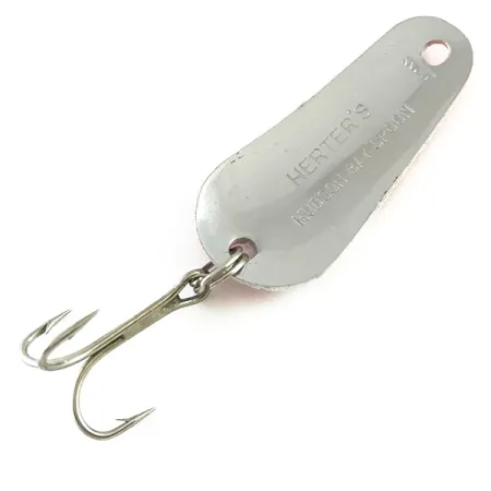 Herter's Hudson bay spoon Blinker, Rot/Weiß/Nickel, 7g, Wellenprofil, #6261