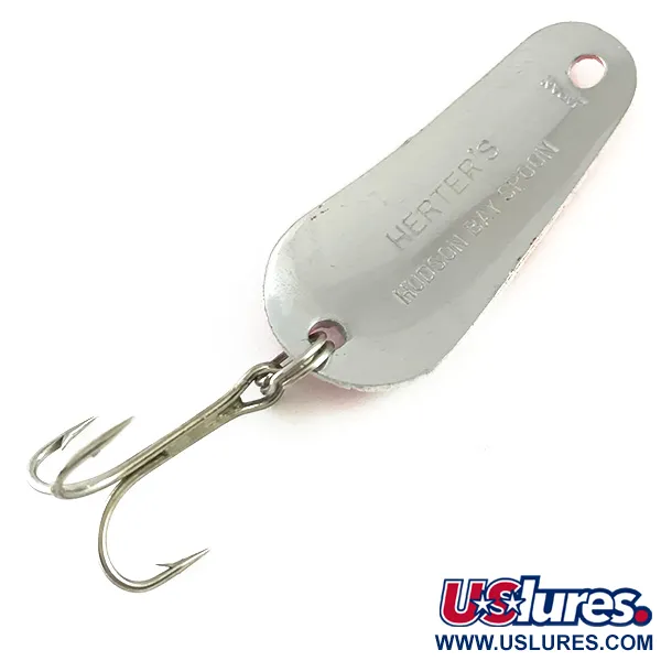 Herter's Hudson bay spoon Blinker, Rot/Weiß/Nickel, 7g, Wellenprofil, #6261