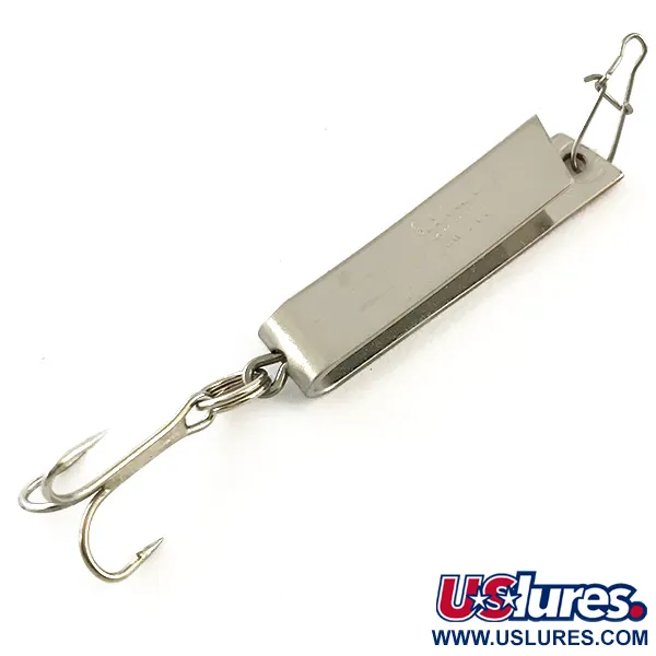 South Bend Super-Duper 502 Blinker, Nickel/Rot, 2,5g, U-Form, #6279