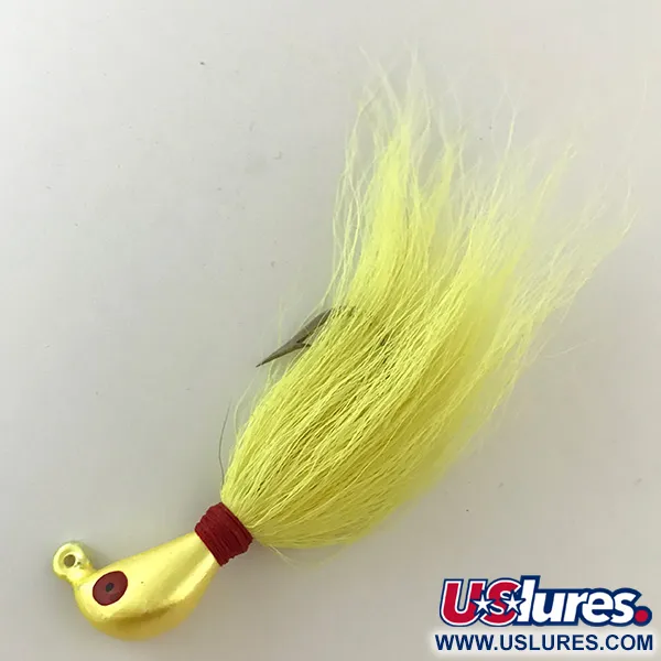 Northland Sting'r Bucktail Jig UV, Gelb / Rot, 14g, UV-Finish, #6289