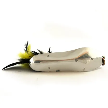 Pflueger Chum Blinker, Nickel/Schwarz/Gelb, 28g, Krautschutz, #6293