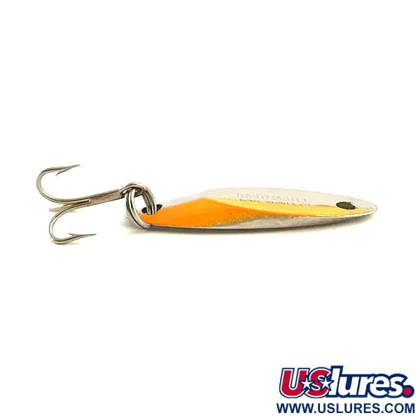 Acme Kastmaster Blinker, Nickel / Orange, 2,5g, Vintage, #6314