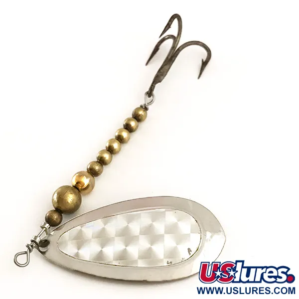 Luhr Jensen Mounti Spinner, Messing / Nickel, 10g, Karomuster, #6368