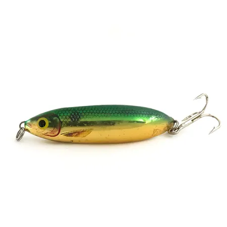 Rapala Minnow Spoon Blinker, Gold / Grün, 10g, Vintage, #6417