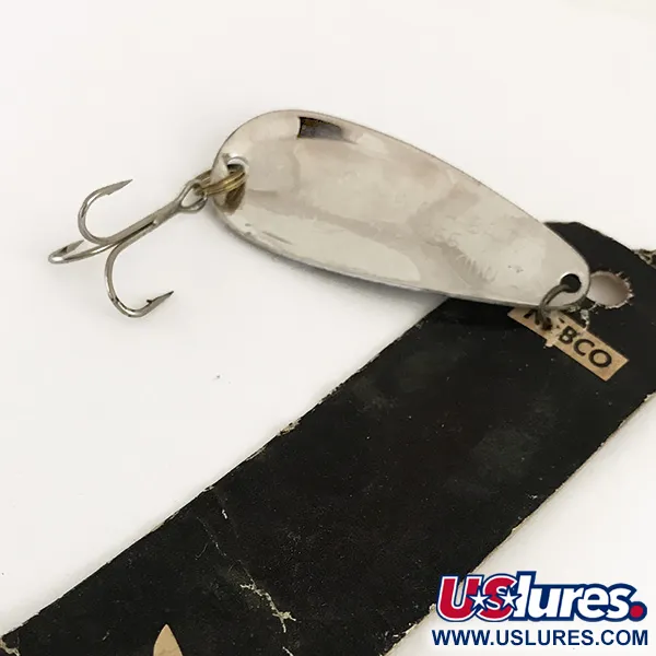 Nebco FlashBait 266 Blinker, Weiß, Schwarz, Nickel, 10g, Vintage, #6421