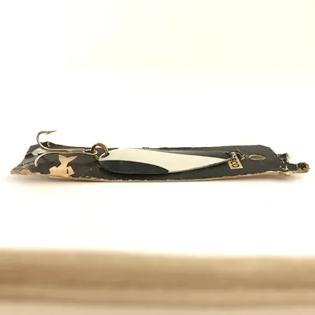 Nebco FlashBait 266 Blinker, Weiß, Schwarz, Nickel, 10g, Vintage, #6421