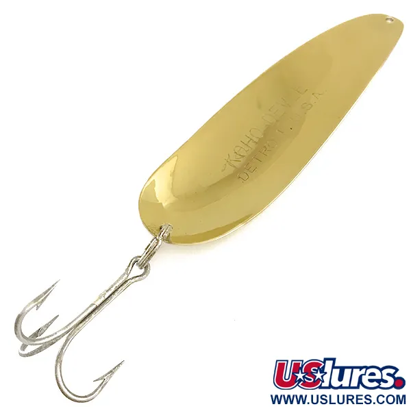 Dardevle Koho Devle Blinker, Gold, 40g, Detroit-Prägung, #6433