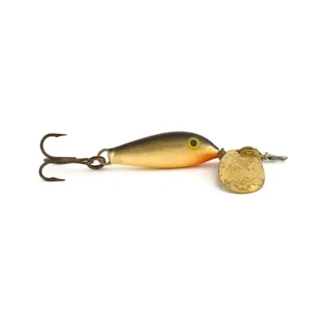 Blue Fox Vibrax Minnow Spin 1 Spinner, Gold, 4g, Balsa-Körper, #6446