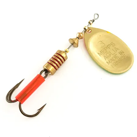 Mepps Aglia 3 Fluo UV Spinner, Fluo Tiger, 7g, UV-aktiv, #6456