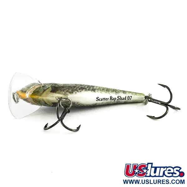 Rapala Scatter Rap Shad SCRS07 Wobbler, BGL Live Bluegill, 7g, #6475