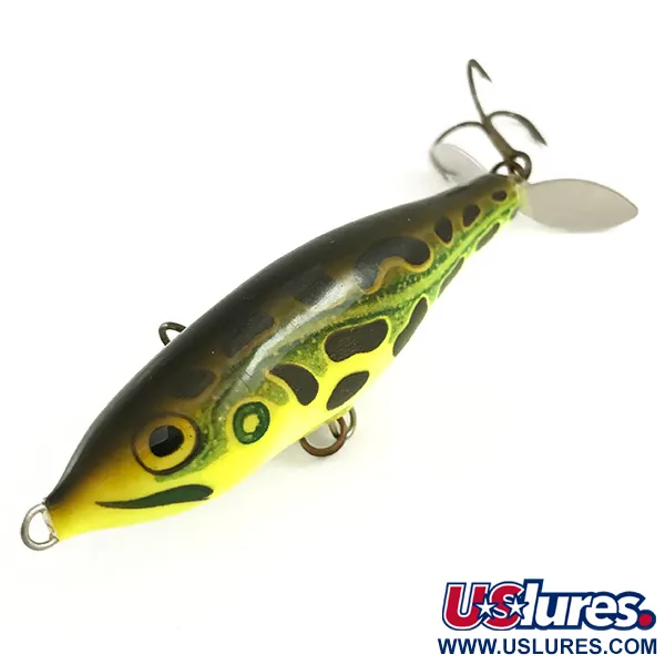 RAPALA Skitter Prop Propbait, Lime Frog, 8g, Balsaholz, #6480