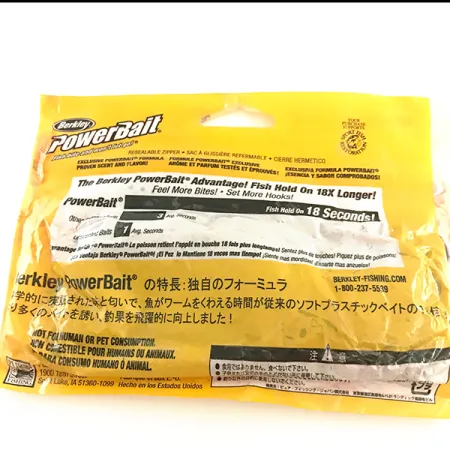 Berkley Power Worm Gummiköder, Dunkelrot/Blau Glitter, 18cm, #6487