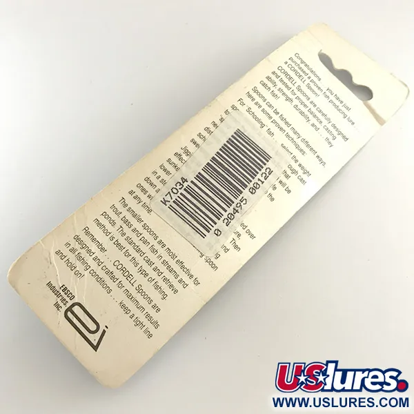 Cotton Cordell CC Spoon Jig Lure, Silber, 21g, Hammerschlag, #6503