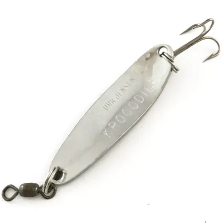 Luhr Jensen Krocodile Die #3 Blinker, Nickel / Rot, 10g, #6505