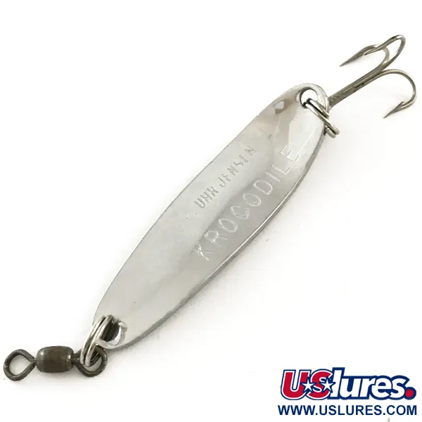 Luhr Jensen Krocodile Die #3 Blinker, Nickel / Rot, 10g, #6505