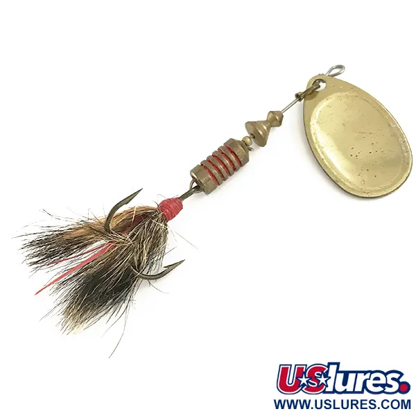 Mepps Aglia 3 Spinner, Gold, 7,3g, Eichhörnchenschwanz, #6510