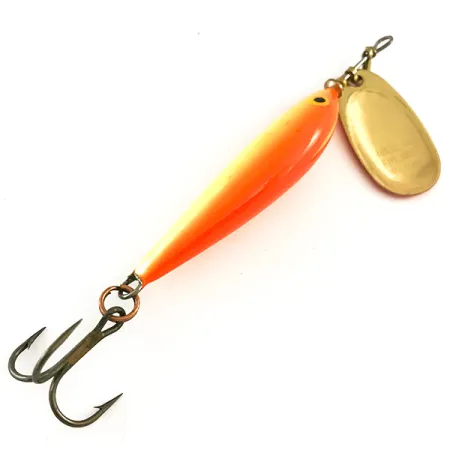 Blue Fox Vibrax Minnow Spin 2 Spinner, Orange/Gold, 7g, Finnland, #6517