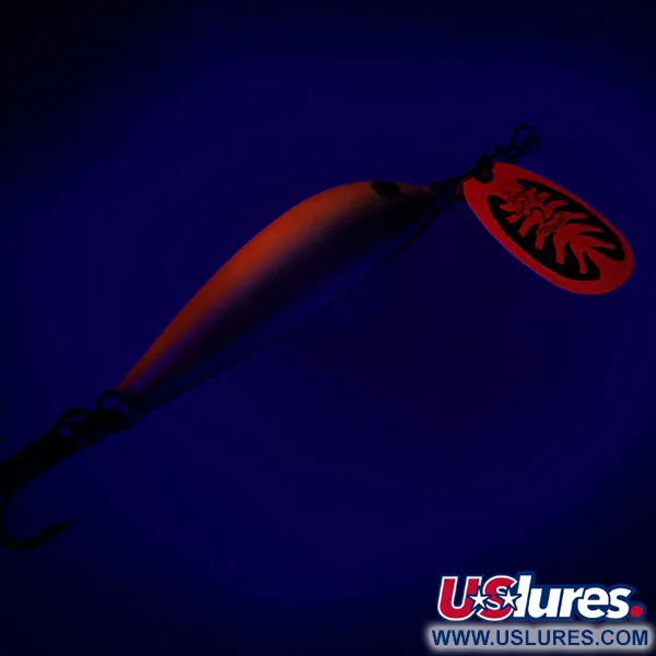 Blue Fox Vibrax Minnow Spin 2 Spinner, Orange/Gold, 7g, Finnland, #6517