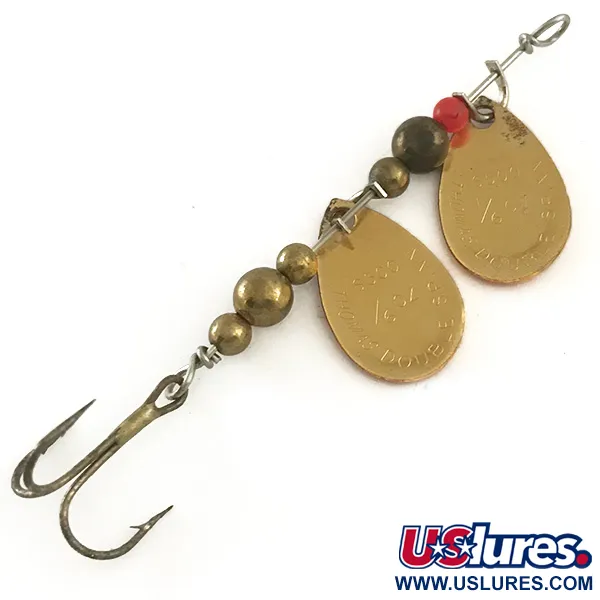 Thomas Double Spinn Tandem-Spinner, Gold / Rot, 5g, USA, #6532