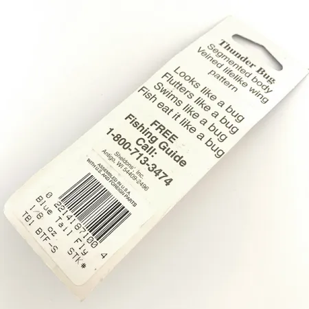 Mepps Thunder Bug Spinner, Gold / Blau, 4g, Insektenflügel, #6535