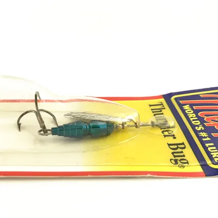 Mepps Thunder Bug Spinner, Gold / Blau, 4g, Insektenflügel, #6535