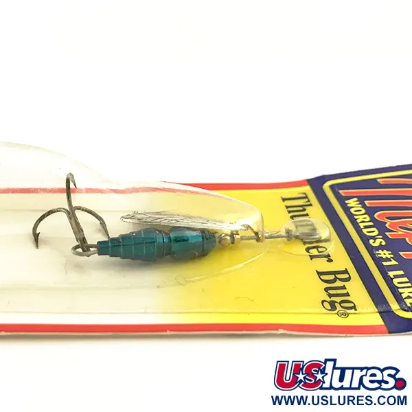 Mepps Thunder Bug Spinner, Gold / Blau, 4g, Insektenflügel, #6535