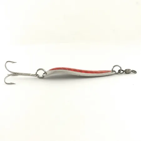 Luhr Jensen Krocodile Die #4 Blinker, Nickel/Rot, 17g, Weitwurf, #6554