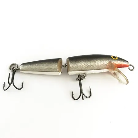 Rapala Jointed J-9 Gliederwobbler, Silber Schwarz, 7g, Balsaholz, #6567