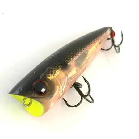Yo-ZURI 3DB Popper, Gold/Schwarz, 10g, 3D-Prisma, #6570