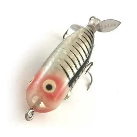 Heddon Tiny Torpedo Topwater-Köder, Red Head, 7g, Propeller, #6572